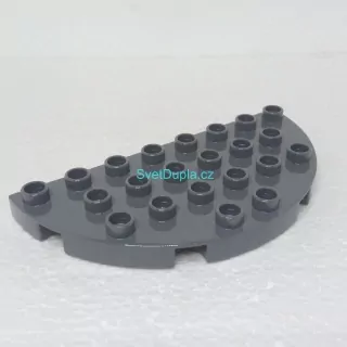 Lego® Duplo® Podložka 4x8 tmavě šedá oblá