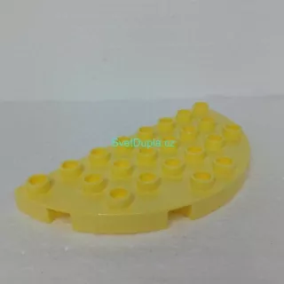 Lego® Duplo® Podložka 4x8 světle žlutá oblá